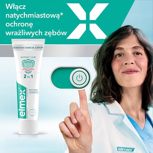 Włącz natychmiastową ochronę wrażliwych zębów*