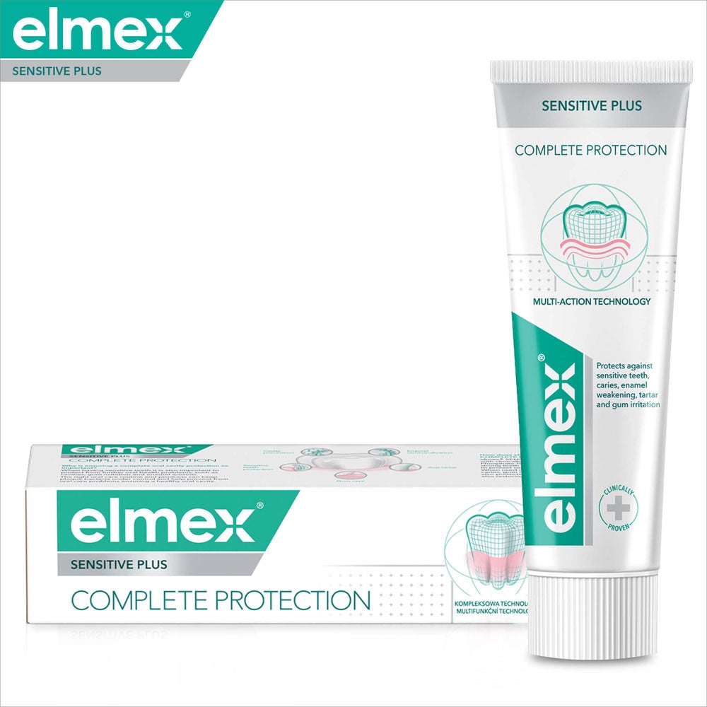 Zalety pasty do zębów elmex® Plus Complete Protection