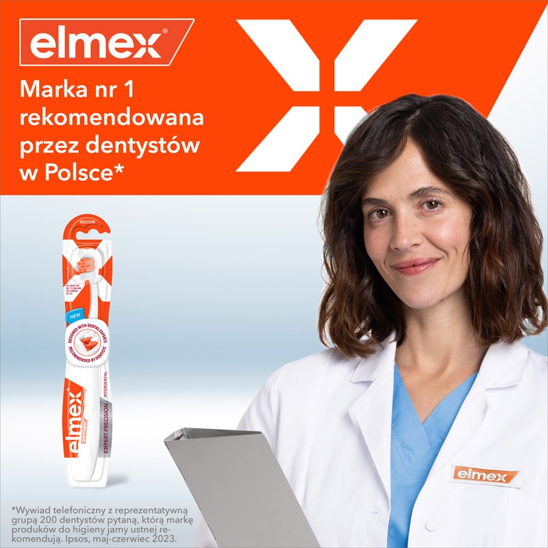 Zalety szczoteczki międzyzębowej Elmex Expert Precision