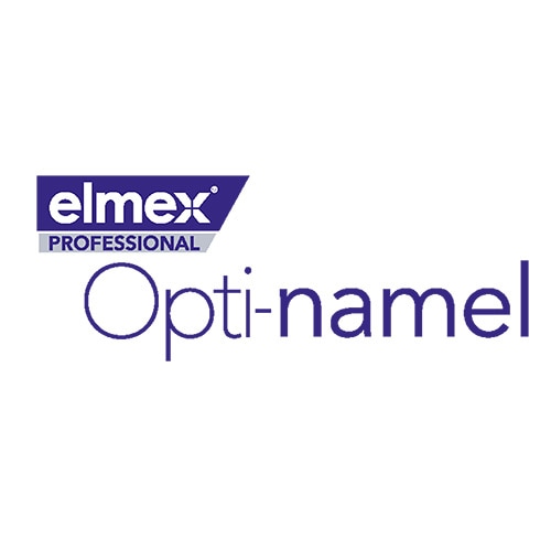 Logo marki elmex z informacją o skuteczności potwierdzonej klinicznie